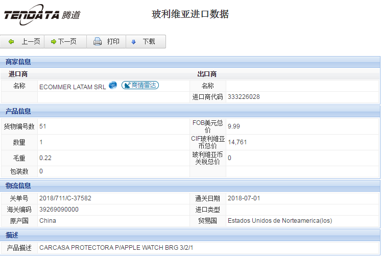 海关数据,进出口数据,进口数据,Abpay,贸易,玻利维亚